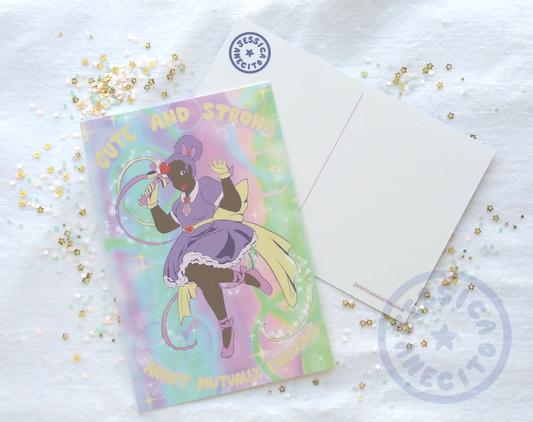 Cute and Strong Postcard Print